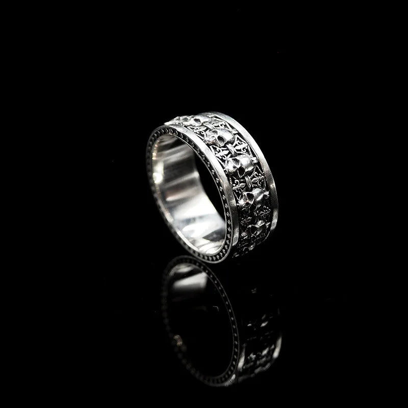Halloween Skull Ring - Punk Gothic Open Design Men's Cosplay Motorcycle Jewelry