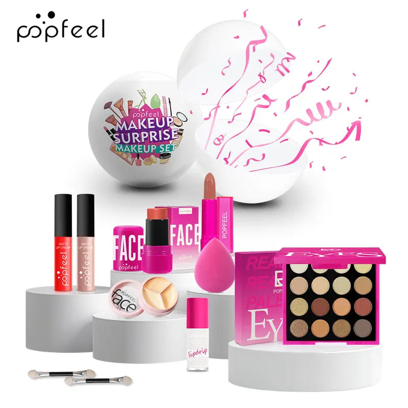 Makeup Ball Gift Set - Festive Cosmetic Sphere for Special Occasions