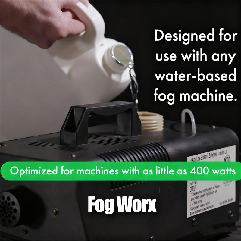 High Density Fog Machine Liquid - Long-Lasting Fog Juice for Events & Parties