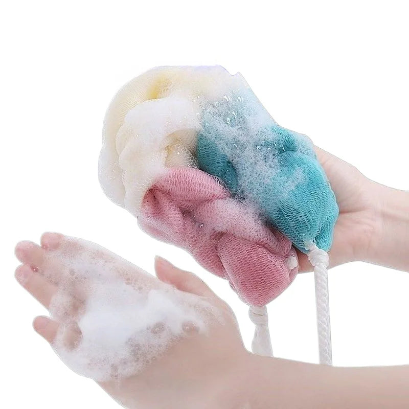 Soft Shower Mesh Foam Body Scrubber Exfoliating Back Brush Bath Sponge