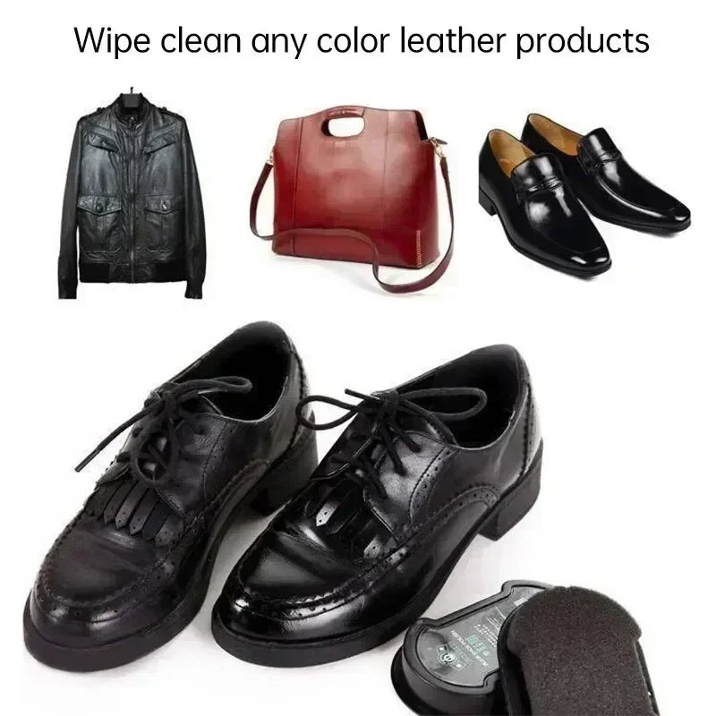 Double-Sided Leather Shoe Brush Polish & Cleaning Duster - Brightening & Care