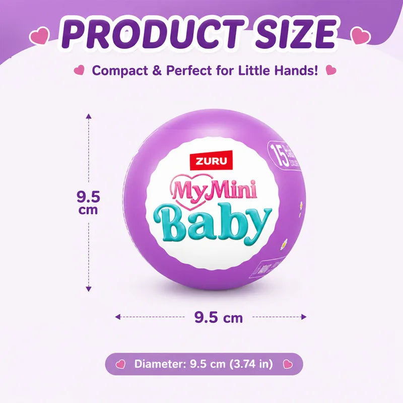 Mini Baby Doll Surprise Set with Accessories - Collectible Kids Play Toy