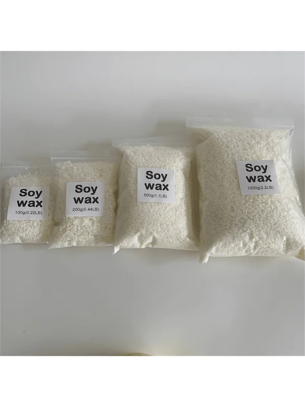 Natural Soy Wax for Candle Making - 50g-1000g Blocks, Bulk Candle Wax