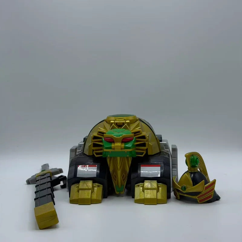 Thunder Megazord Action Figure Set - 5 Zords Combine, No Box, Collectible