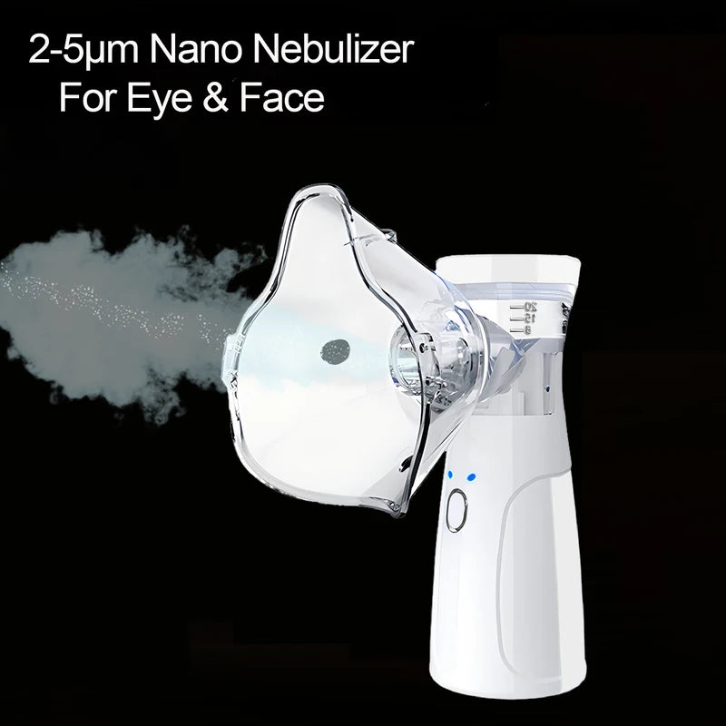 Nano Mist Facial Steamer Handheld Hydrating Skin Care Portable Humidifier