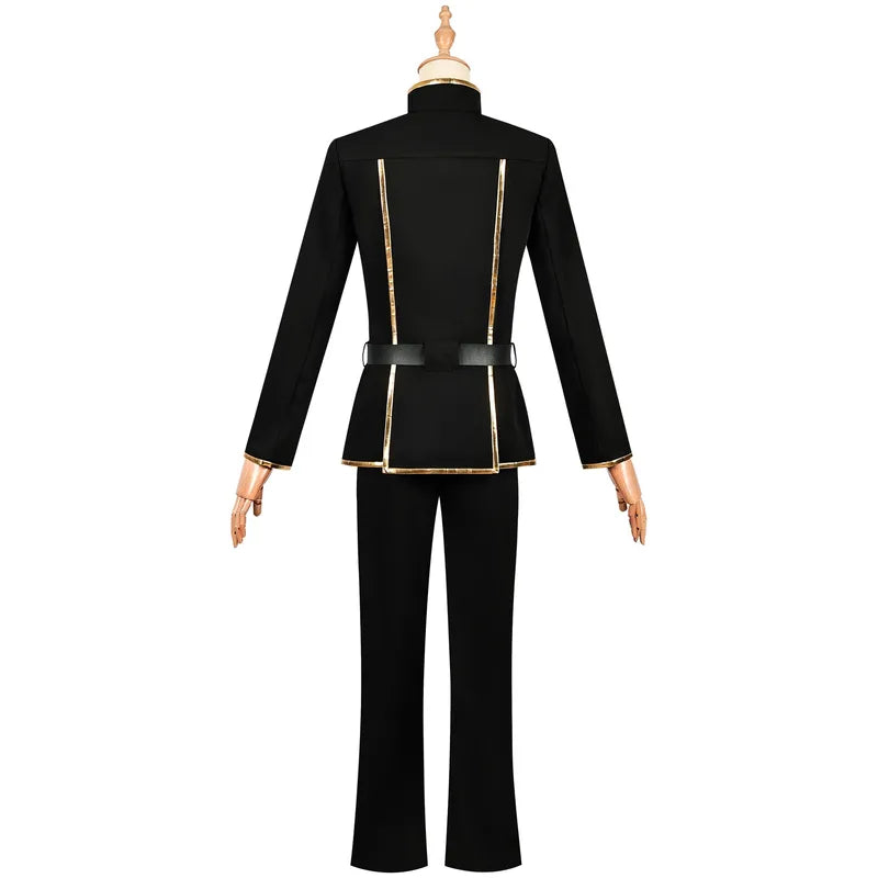 Anime Lelouch Cosplay Costume Jacket Set for Halloween and Parties