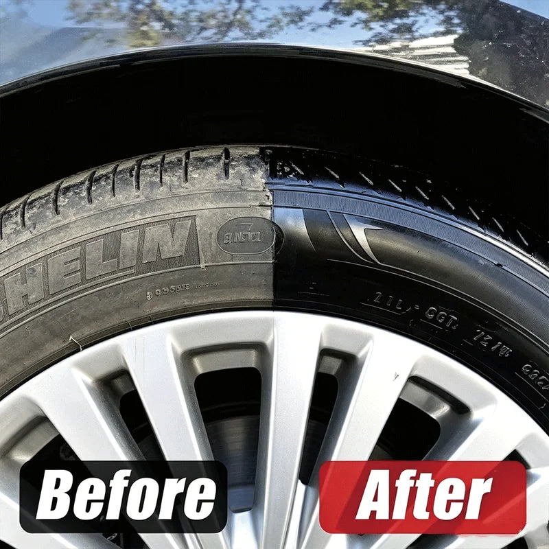 High Gloss Tire Wax - Long-Lasting Car Tire Shine & Protection