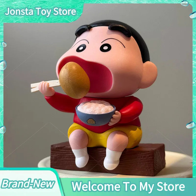 Crayon Shin-chan Cartoon Figurine Car Dashboard Ornament - Creative Interior Decoration