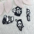 Halloween Acrylic Skull Jewelry Pendants Set for DIY Earrings Necklace Keychains