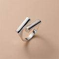 Geometric Cuff Finger Rings for Women Girls Elegant Fashion Jewelry Gift
