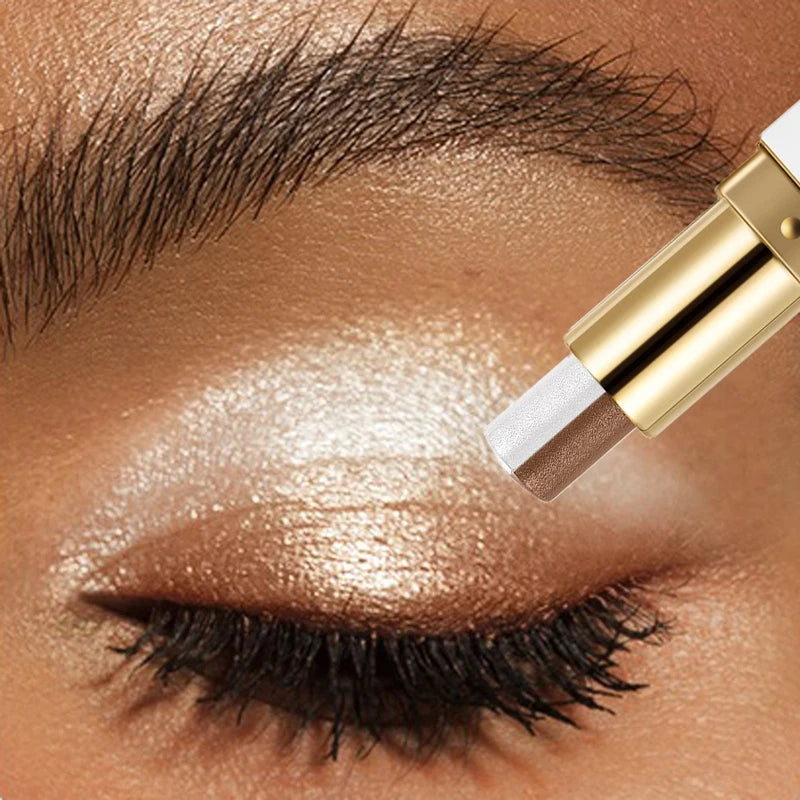 Waterproof Glitter Eyeshadow Stick - Metallic Shimmer, Long-Lasting, All Skin Types