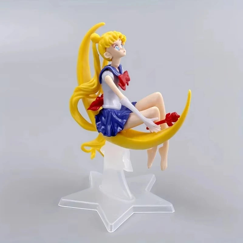 15CM Sailor Moon PVC Doll Action Figure Toy for Cake Decoration & Collectibles