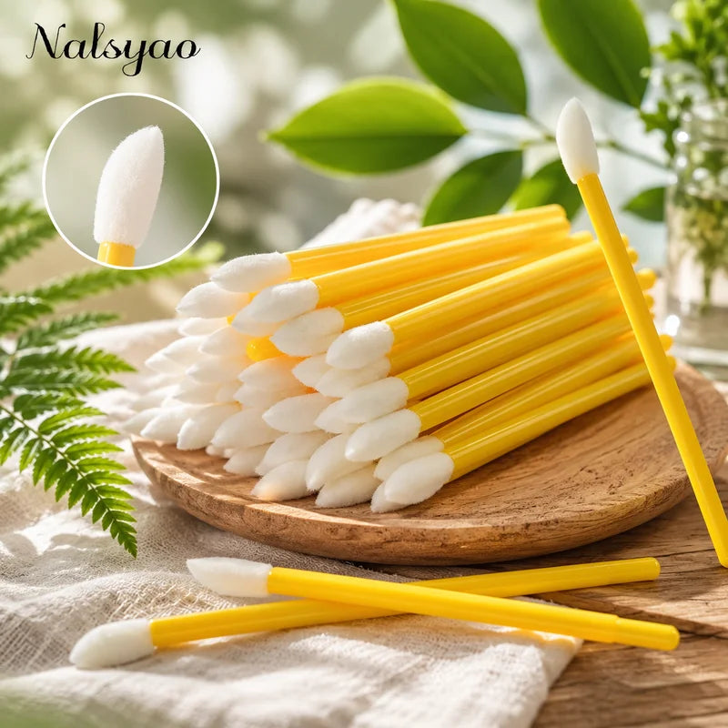 Wholesale 500pcs Disposable Lipstick Lip Brush Applicators Makeup Tools