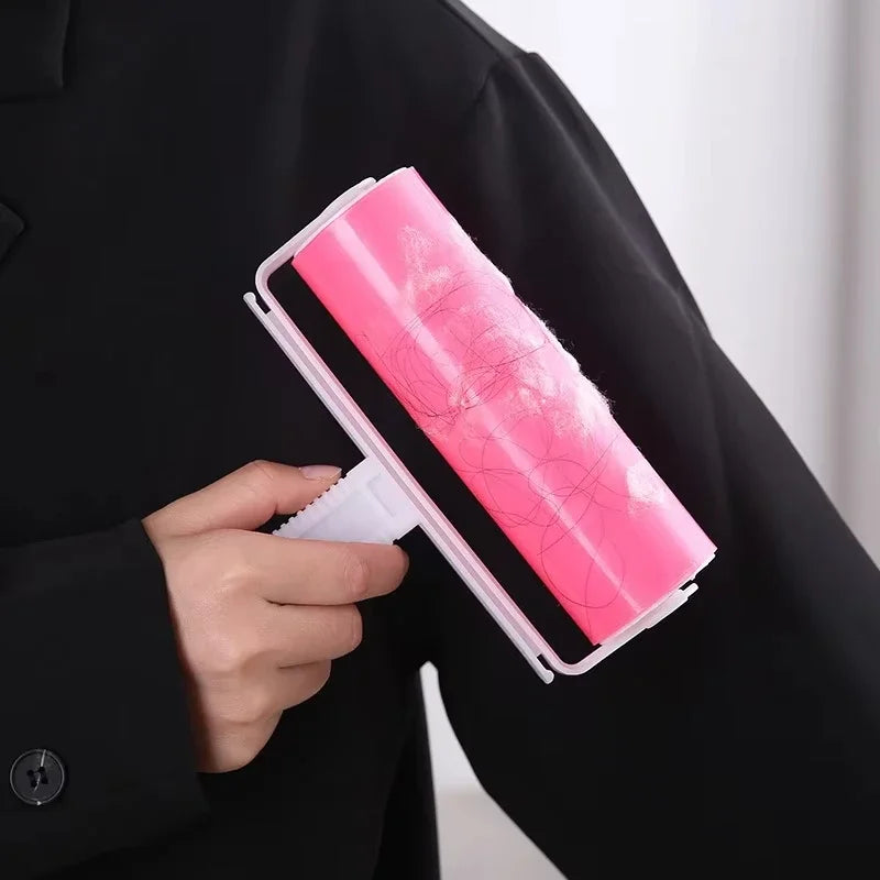 Reusable Silicone Pet Hair Roller - Washable Sticky Lint Remover for Clothes & Furniture