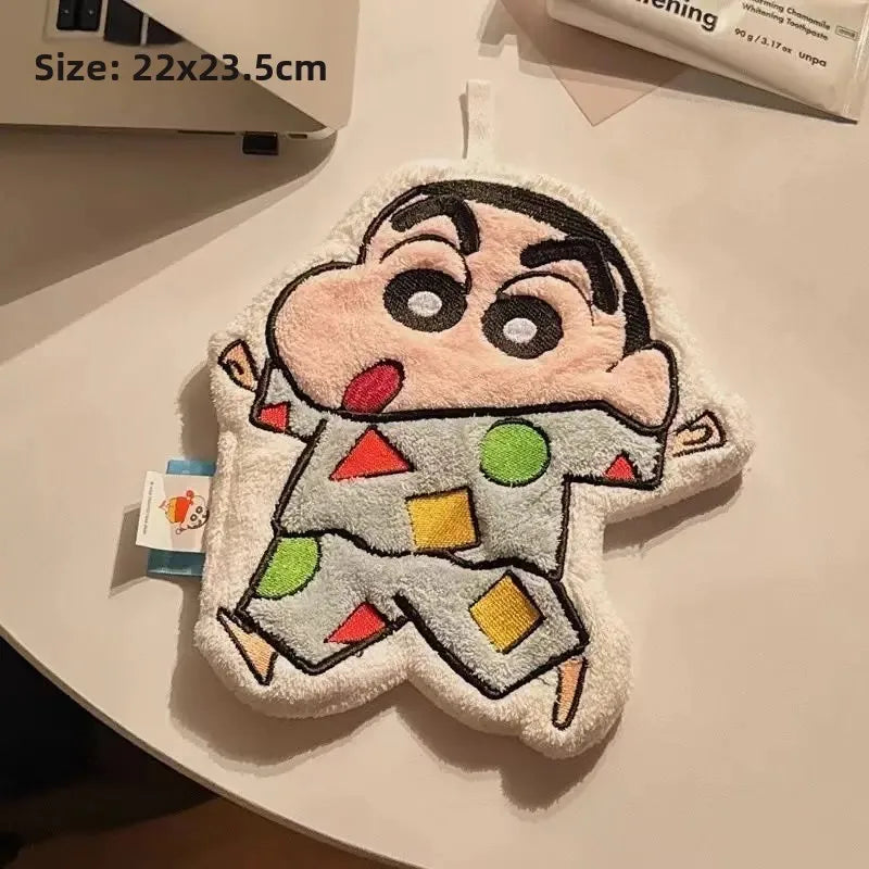 Crayon Shin-chan Cartoon Hand Towel - Super Absorbent Bathroom & Kitchen Towel