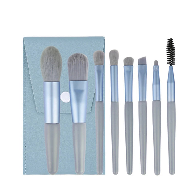 Soft Fluffy Makeup Brush Set - 13/8Pcs Cosmetics Foundation Blush Eyeshadow Kabuki Blending Tools