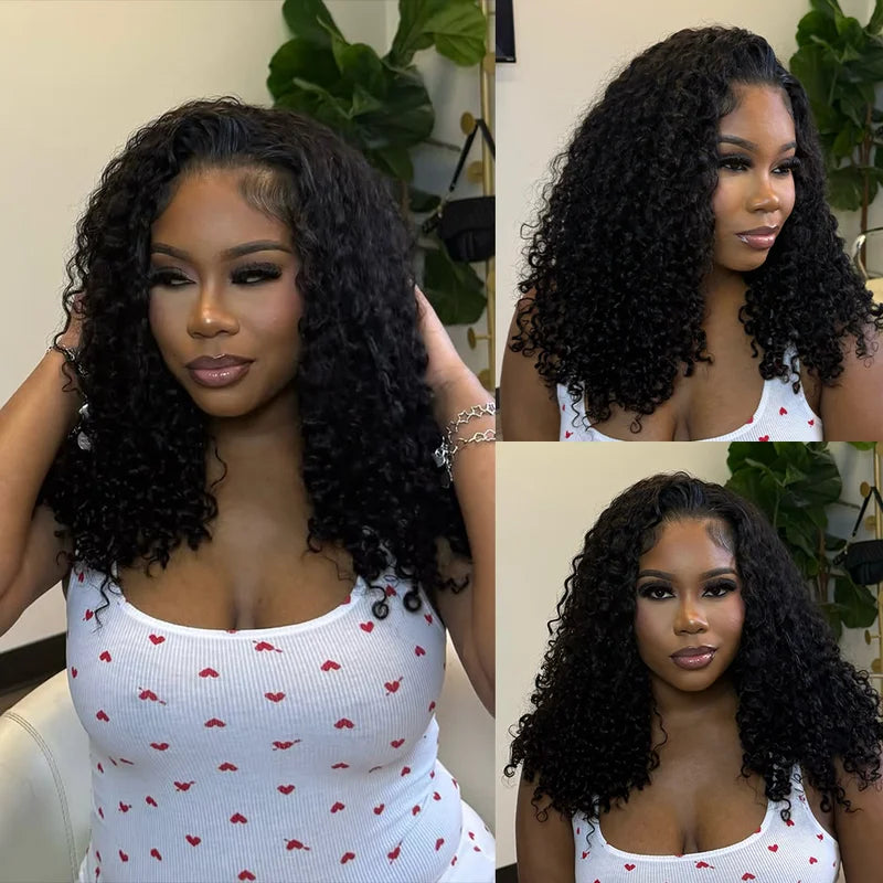 Human Hair Short Bob Wigs with 13x4, 13x6, 5x5 Lace & Deep Wave Options