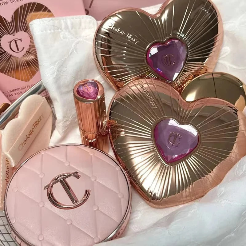 Dual-Color Blush Concealer Cushion - Brightening, Moisturizing & Long-Lasting Makeup