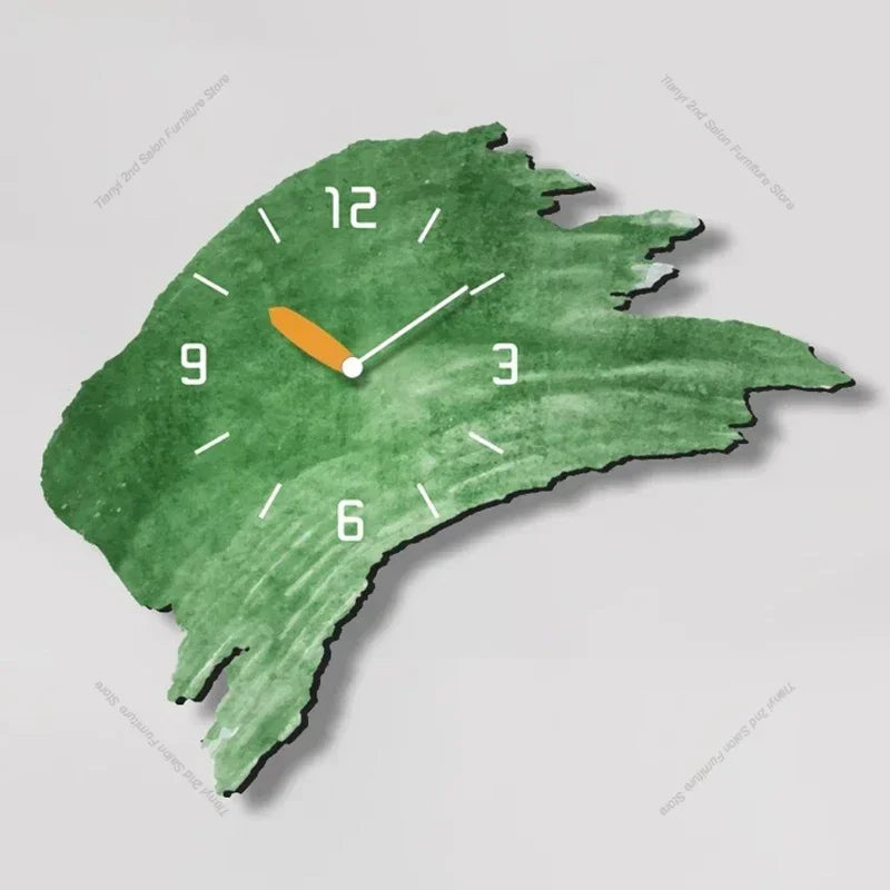 Silent Modern Wall Clock - Minimalist Design for Living Room Decor