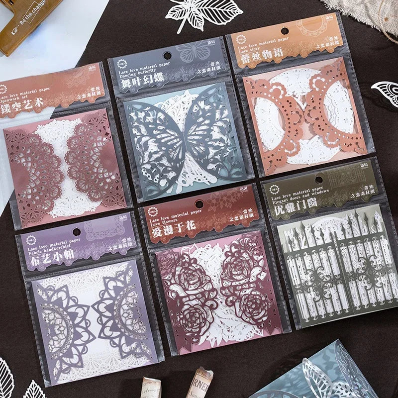 Art & Craft Paper Set - Handmade Curtain Decorations, 10 Pieces