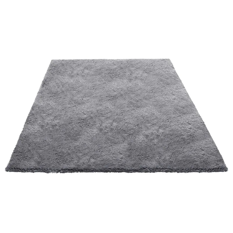 8 x 10 ft Plush Area Rug - Soft Furry Shag Carpet for Living Room & Bedroom