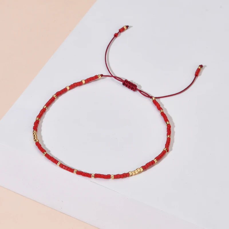 Minimalist Beaded Bracelets for Women & Men – Handmade Bohemian Jewelry Set