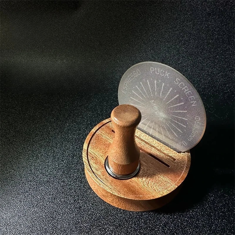Reusable Espresso Puck Screen Magnet Handle Kit for 51/53/58mm Coffee Filters