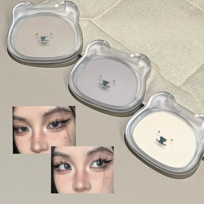 Matte Highlighter Powder for Face Contouring & Brightening - 3D Makeup Effect