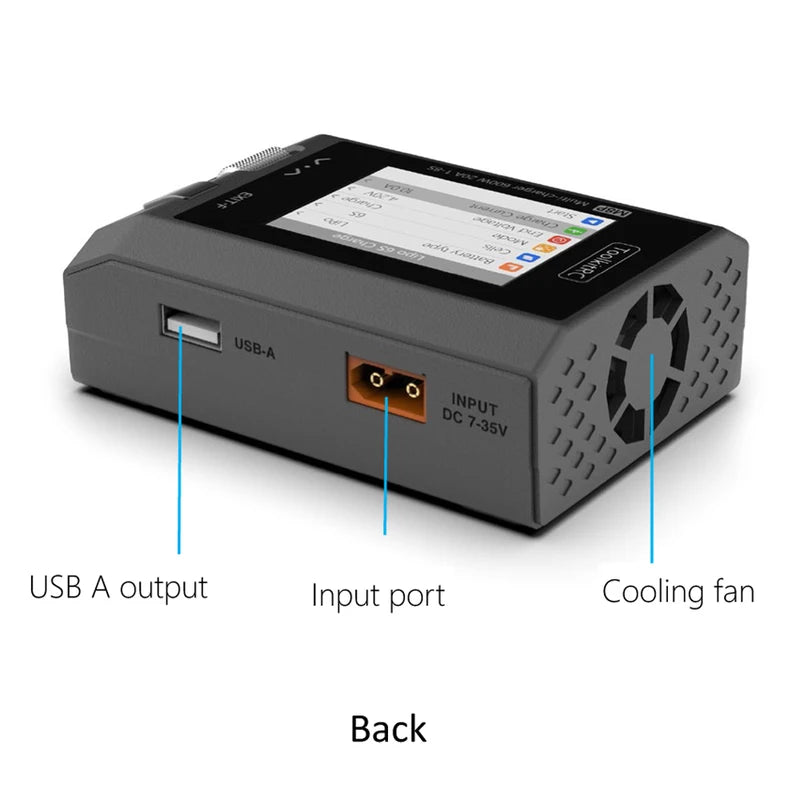 Remote Control Lithium Battery Charger 1-8S 600W 20A for RC Cars & Drones