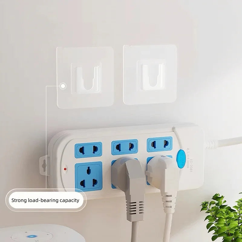 Double-Sided Adhesive Wall Hooks Strong Traceless Hooks for Kitchen & Bedroom Organizer