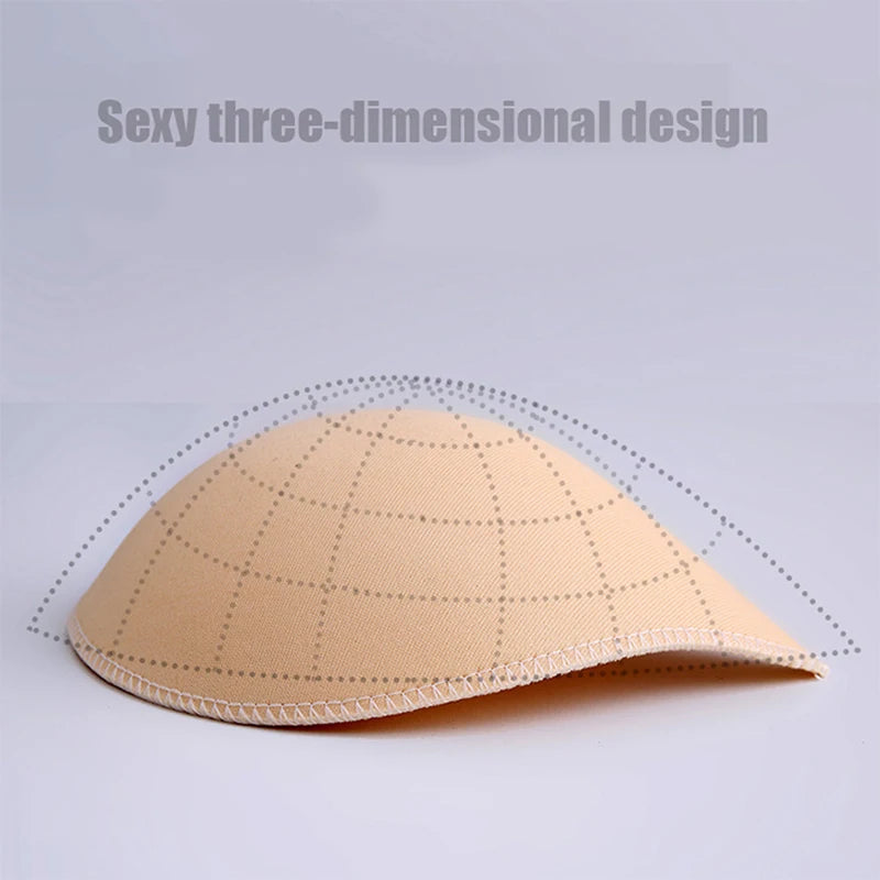 Thick Sponge Bra Pads - Push Up, Removable Inserts for Lingerie & Swimsuits