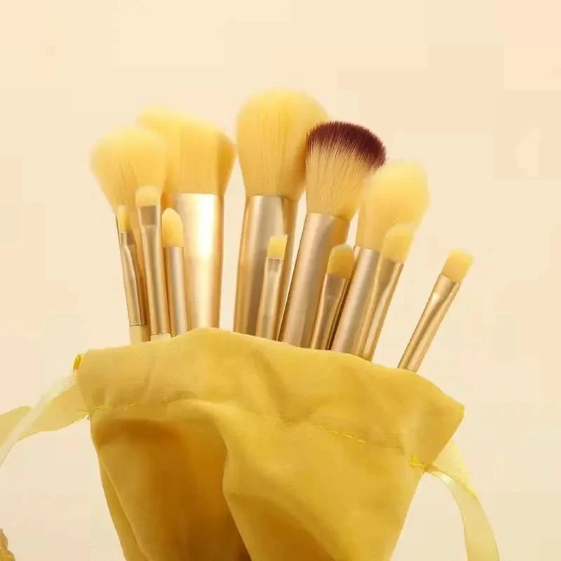 7-Piece Makeup Brush Set - Synthetic, Cruelty-Free, Easy to Clean Cosmetics Tools