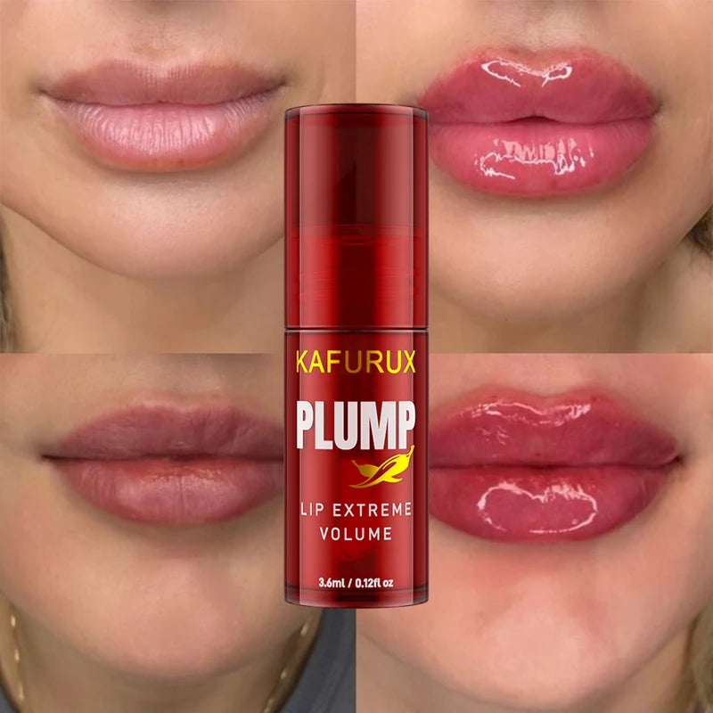 Lip Plumper Oil - Long Lasting Moisturizing Lip Gloss Serum for Women