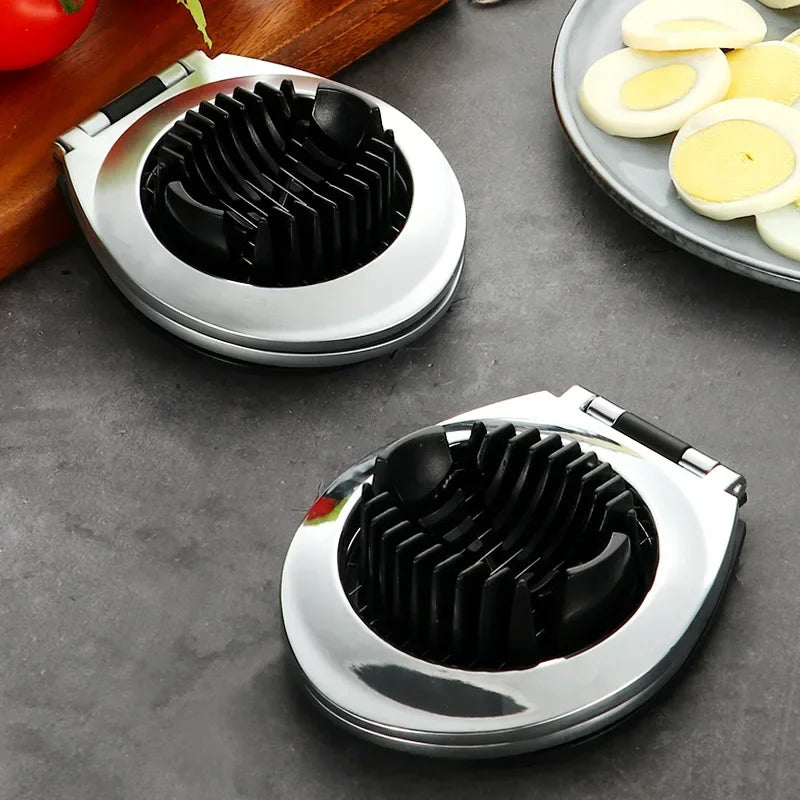 Egg Slicer Kitchen Tool Zinc Alloy Egg Cutter Wedges & Slices