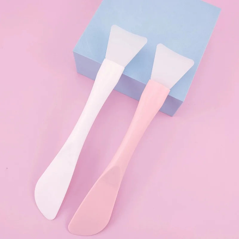 Silicone Facial Mask Brush Dual-Use Makeup and Mud Film Applicator - Soft Integrated Head