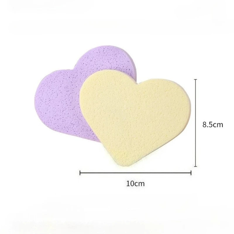 Heart-Shaped Ceramic Absorbent Sponge for Pottery and Crafting - Replenishing and Cleaning Tool