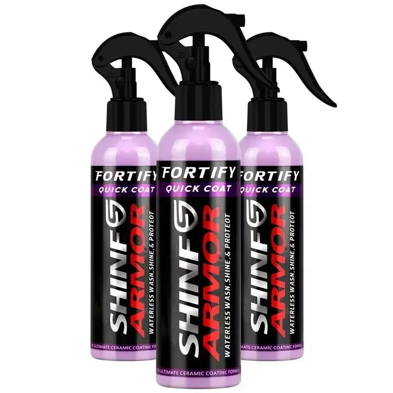 Waterless Ceramic Car Wax Spray - Hydrophobic Coating & Polish for Vehicles