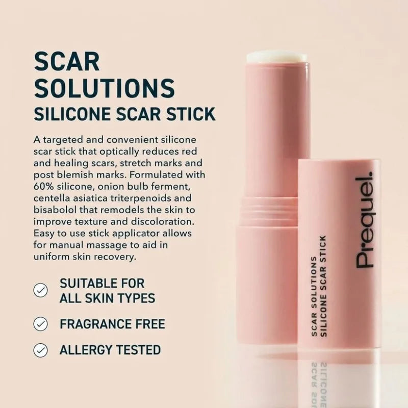 Silicone Scar Stick Treatment with Centella Asiatica & Vitamin E 60% for Skin Recovery