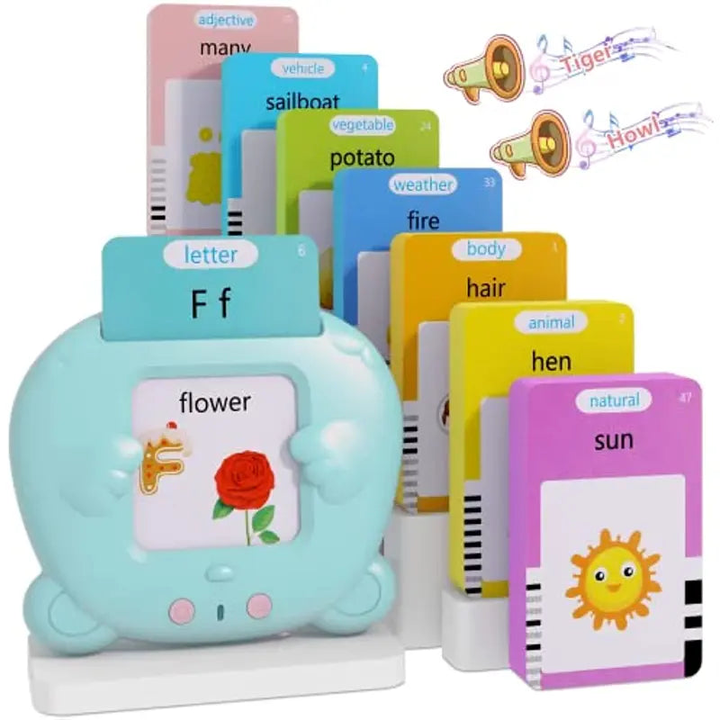 Talking Flash Cards Educational Toys for Preschool Kids - Interactive Learning Set