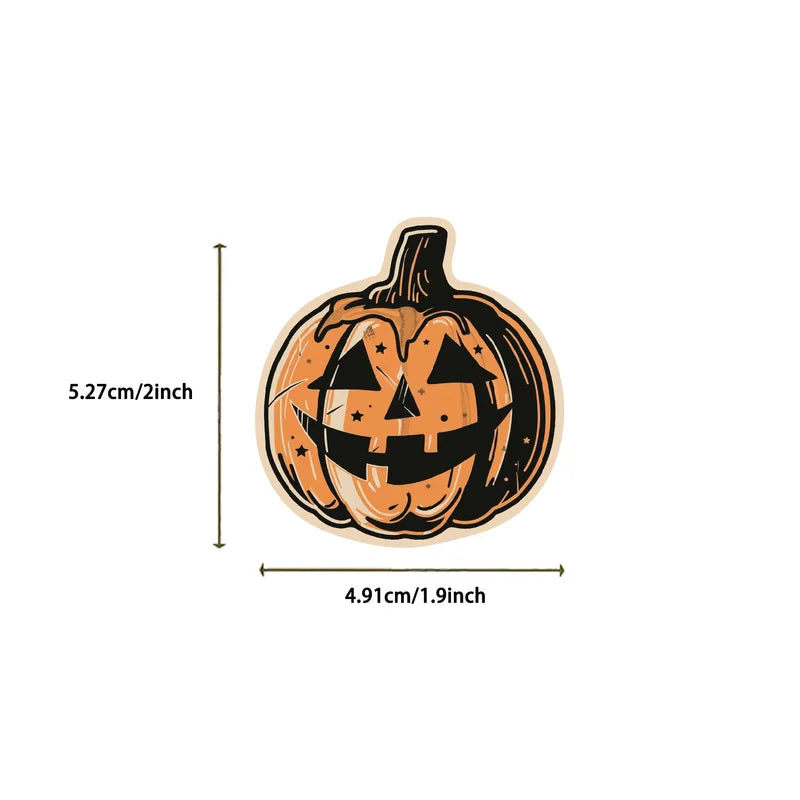 50PCS Waterproof Halloween Graffiti Stickers for Phones Bikes Walls Scrapbooks
