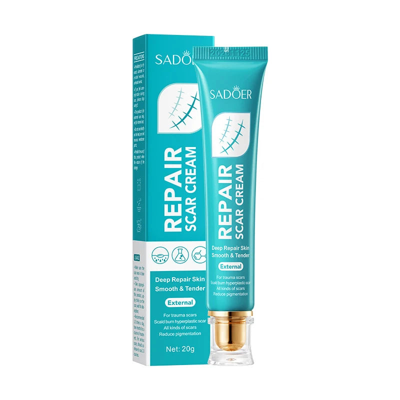 Scar Repair Cream for Skin Wounds and Scars - Moisturizing Rejuvenating Gel