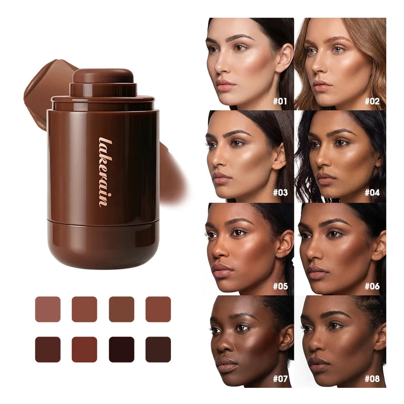 Contouring Stick Pack with Blush & Bronzer - Long-Lasting Face Makeup Set