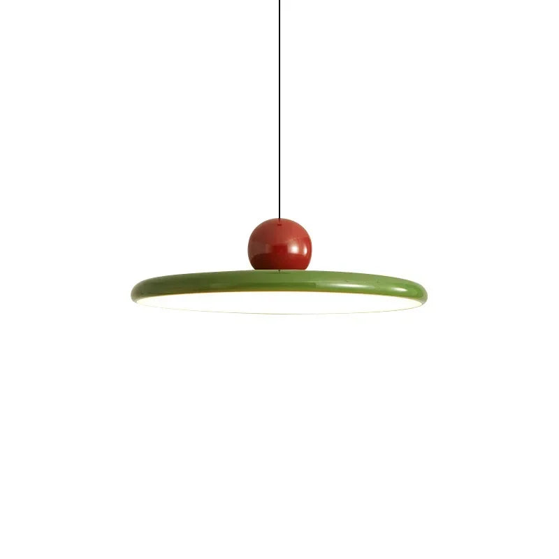 Nordic Style Flying Saucer Pendant Light for Living Room & Bedroom - 20/30cm