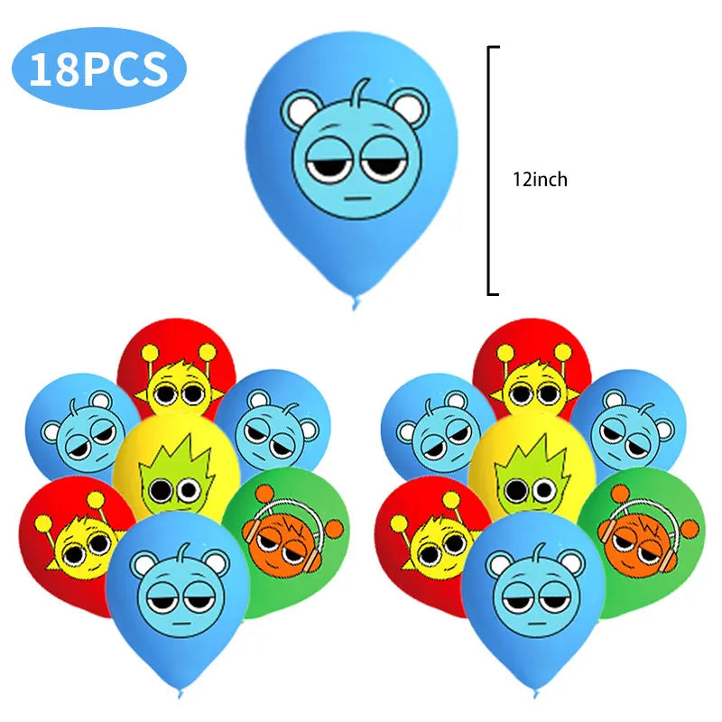 Latex Balloons Set for Birthday, Christmas & Party Decorations - 20 Pack