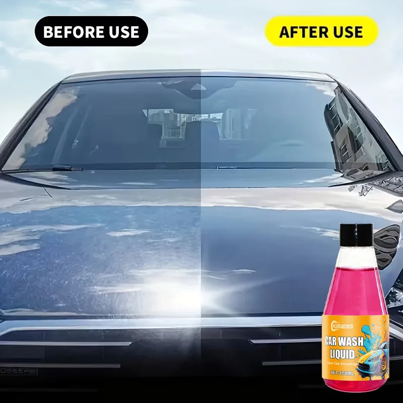 Pink Foam Car Wash Shampoo with Wax for Ceramic Coating & Paint Protection