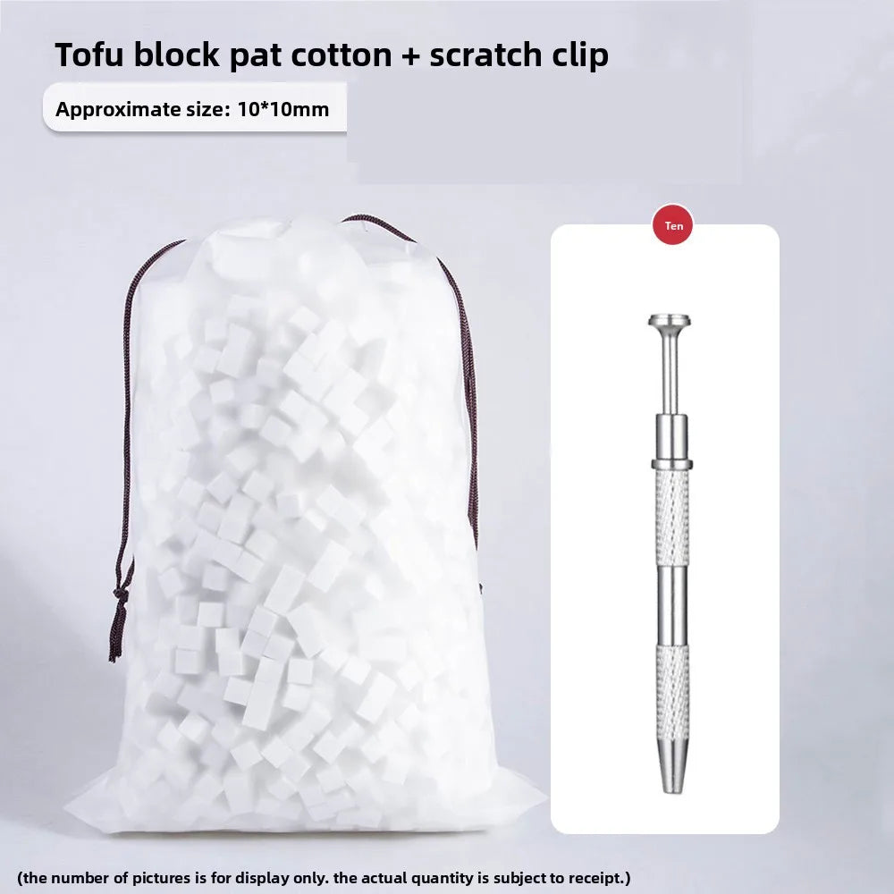 Square Nail Art Sponge Set for Gradient Manicure & Gel Polish Design