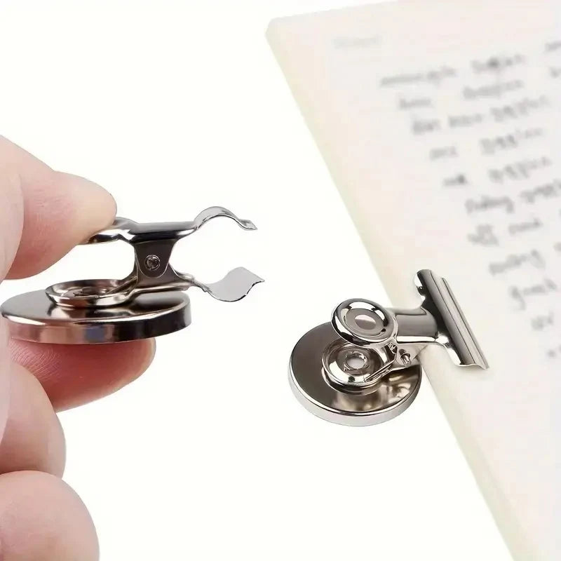 Heavy Duty Magnetic Fridge Clips 4/8 Pack for Whiteboards, Office, and Photos