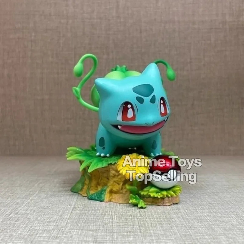 Anime Pokemon Bulbasaur PVC Action Figure 10cm Collectible Toy Gift