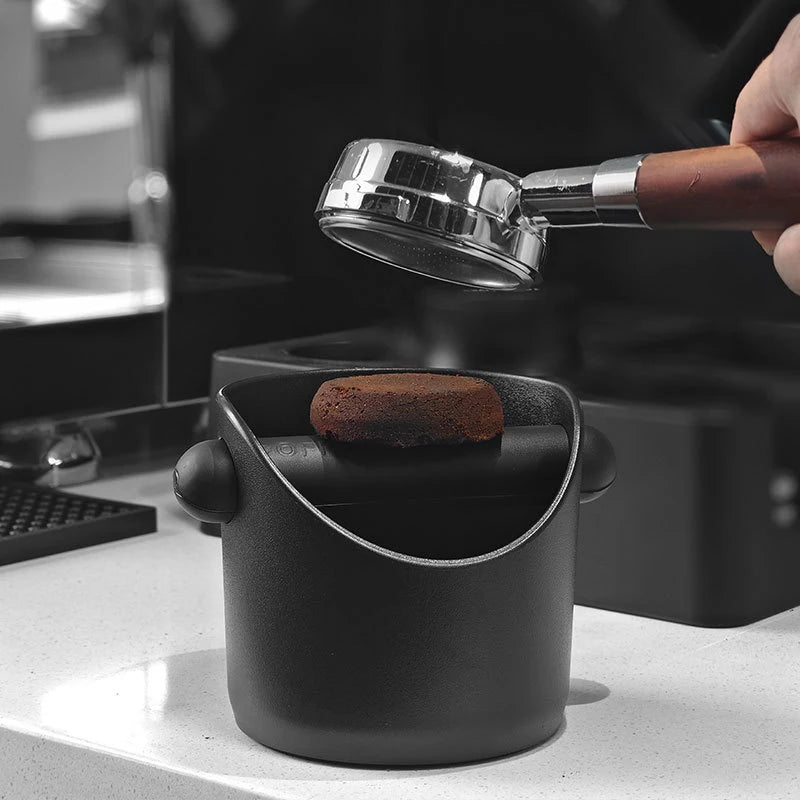 Coffee Knock Box Espresso Grounds Container Anti-Slip Barista Accessory