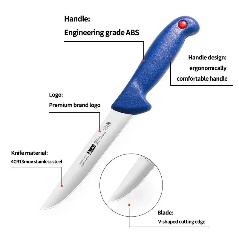 Professional Boning Knife - Stainless Steel Meat Slicer for Butchers & Chefs